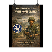 Load image into Gallery viewer, Posters - Korea - 9th Division - White Horse Division - Korea in Vietnam