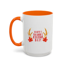 Load image into Gallery viewer, Accent Coffee Mug - Happy Thanksgiving Day