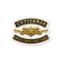 Load image into Gallery viewer, Die-Cut Magnet - USCG - Cutterman - Officer w txt - 3D - Enhanced