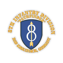 Load image into Gallery viewer, Kiss-Cut Stickers - Army - 8th Infantry Div - Pathfinder - Bad Kreuznach GE X 300