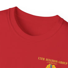 Load image into Gallery viewer, Unisex Ultra Cotton Tee - Vietnam Combat Aviation Vet w Air Crew Badges - 12th AVN Group Combat - Sgt Howard Meyers - 1968-1969 SVC X 300