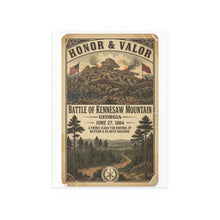 Load image into Gallery viewer, Indoor and Outdoor Silk Posters - Battle of Kennesaw Mountain