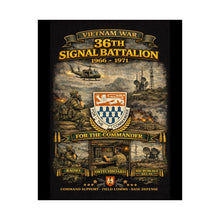 Load image into Gallery viewer, Matte Poster - Vietnam War signal support tribute