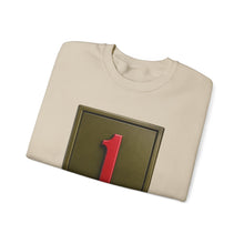 Load image into Gallery viewer, Crewneck Sweatshirt - Army - SSI - 1st Infantry Division wo txt - 3D - Enhanced