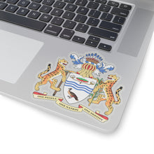 Load image into Gallery viewer, Kiss-Cut Stickers - COA - Coat of Arms of Guyana wo Txt X 300
