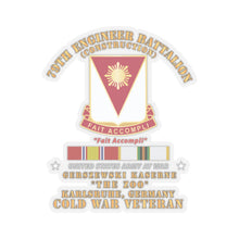 Load image into Gallery viewer, Kiss-Cut Stickers - Army - 79th Engineer Bn - Gerszewski, Karlsruhe, GE w COLD SVC X 300