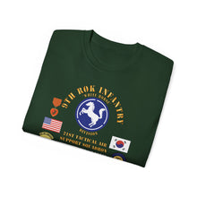 Load image into Gallery viewer, Unisex Tee, Military T-Shirt, Military Veteran Gift, Patriotic Shirt, Army Apparel - USAF - 21st Tactical Air Support Squadron - 9th Infantry Division - ROK w VN SVC - V3 - Personal - V1 X 300