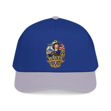 Load image into Gallery viewer, Mid Profile Baseball Cap - WAVES - Women Accepted for Volunteer Emergency Service WWII - 3D - Enhanced