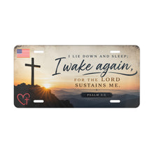Load image into Gallery viewer, Vanity Plate – I lie down and sleep