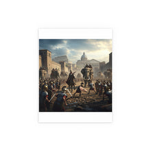 Load image into Gallery viewer, Indoor and Outdoor Silk Posters - Hannibal Battling the Roman Legions as he Enters Rome