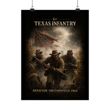 Load image into Gallery viewer, Matte Poster - 1st Texas Infantry in the cornfield - Poster