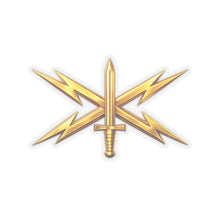 Load image into Gallery viewer, Kiss-Cut Stickers - Army Cyber Corps Branch Insignia - 3D - Enhanced