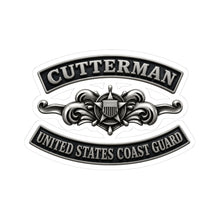 Load image into Gallery viewer, Kiss-Cut Stickers - USCG - Cutterman - Enlisted w txt - 3D - Enhanced