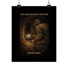 Load image into Gallery viewer, Matte Poster - Into the darkness of Cu Chi - The war beneath the war - Back