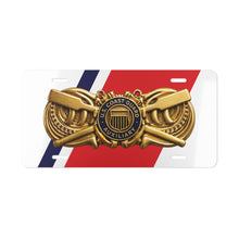 Load image into Gallery viewer, License Plate - USCG - Coxswain - Auxiliary wo txt - 3D - Enhanced