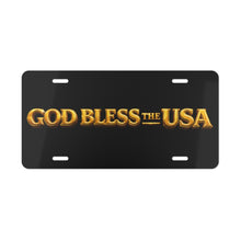 Load image into Gallery viewer, License Plate - God Bless the USA - 3D - enhanced