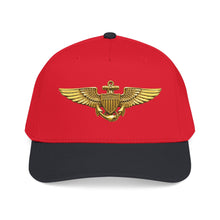 Load image into Gallery viewer, Mid Profile Baseball Cap - USCG - Aviator Badge wo txt - 3D - Enhanced