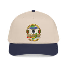 Load image into Gallery viewer, Mid Profile Baseball Cap - Vietnam Veteran Combat - 2nd Bn, 28th Infantry - 1st ID - with VN SVC - 3D - Transparent
