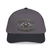 Load image into Gallery viewer, Mid Profile Baseball Cap - USCG - Cutterman - Enlisted w txt - 3D - Enhanced