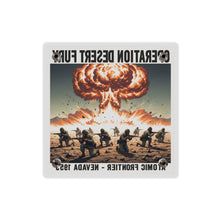 Load image into Gallery viewer, Acrylic Wall Art Panel - Atomic Testing in Nevada Desert Operation Fury