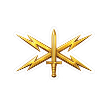 Load image into Gallery viewer, Kiss-Cut Stickers - Army Cyber Corps Branch Insignia - 3D - Enhanced