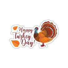 Load image into Gallery viewer, Die-Cut Stickers - Happy Turkey Day - Thanksgiving