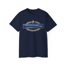 Load image into Gallery viewer, Unisex Ultra Cotton Tee - Army - Combat Infantryman Badge - No Txt - 2nd Award - 3D X 300