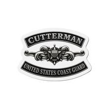 Load image into Gallery viewer, Die-Cut Magnet - USCG - Cutterman - Enlisted w txt - 3D - Enhanced