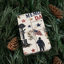 Load image into Gallery viewer, Gift Wrap Paper — Memorial Day Remembrance Pattern