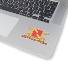 Load image into Gallery viewer, Kiss-Cut Stickers - Army - 27th Field Artillery w Br - Ribbon