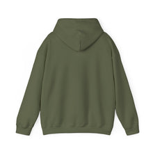 Load image into Gallery viewer, Unisex Heavy Blend™ Hooded Sweatshirt - Navy - Submarine Badge - Silver - Qualified
