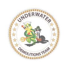 Load image into Gallery viewer, Kiss-Cut Stickers - Navy - SOF - Underwater Demolitions Team