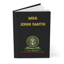 Load image into Gallery viewer, Hardcover Journal Matte - Your Military Experience Journal with Service Ribbons