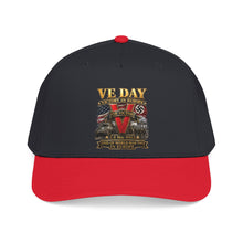 Load image into Gallery viewer, Mid Profile Baseball Cap - Army - VE Day - Victory in Europe Day - End of WWII - 3D - Enhanced