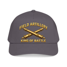 Load image into Gallery viewer, Mid Profile Baseball Cap - Field Artillery - King of Battle - 3D - Enhanced
