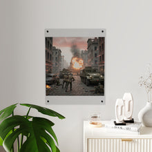 Load image into Gallery viewer, Acrylic Wall Art Panel - M3A1 - 9th Armor Division Attack - WWII