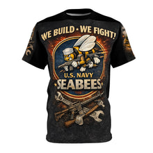 Load image into Gallery viewer, US Navy Seabees Shirt | We Build We Fight |