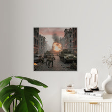 Load image into Gallery viewer, Acrylic Wall Art Panel - M3A1 - 9th Armor Division Attack - WWII