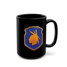 Load image into Gallery viewer, Black Mug (15oz) - 98th Infantry Division -SSI - 3D - Enhanced