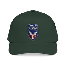 Load image into Gallery viewer, Mid Profile Baseball Cap - 11th Airborne Division w Arctic Tab wo txt - 3D - Enhanced