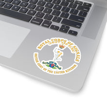Load image into Gallery viewer, Kiss-Cut Stickers - UK - Royal Corps of Signals - Swift and Sure - Army of UK X 300