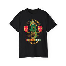 Load image into Gallery viewer, Unisex Ultra Cotton Tee - Army - Vietnam Combat Veteran w 212th Military Police Company - MACV SSI - VN SVC X 300