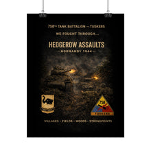 Load image into Gallery viewer, Posters - Hedgerow assault in Normandy, 1944 - Shirt - Back