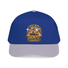 Load image into Gallery viewer, Mid Profile Baseball Cap - Army - Desert Storm - 2nd Armored Div - Combat Vereran Veteran w GULF SVC - 3D - Enhanced