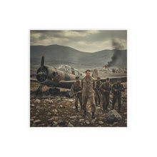 Load image into Gallery viewer, Indoor and Outdoor Silk Posters - U.S. Air Force officer - Captured, KIA, Communist Guerrillas - AT-6 Shotdown - Cold War