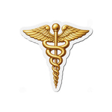 Load image into Gallery viewer, Die-Cut Magnet - Army Medical Corps Branch Insignia - 3D - Enhanced