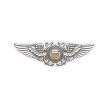 Load image into Gallery viewer, Kiss-Cut Stickers - USCG - Aviator Badge - Auxiliary wo txt - 3D - Enhanced