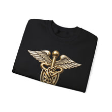 Load image into Gallery viewer, Crewneck Sweatshirt - Army Medical Service Corps (MS) Branch Insignia - 3D - Enhanced