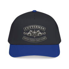 Load image into Gallery viewer, Mid Profile Baseball Cap - USCG - Cutterman - Enlisted w txt - 3D - Enhanced