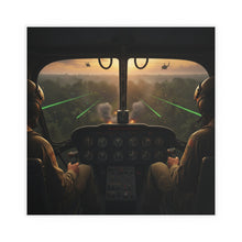 Load image into Gallery viewer, Indoor and Outdoor Silk Posters - Pilots View Hot LZ - Vietnam